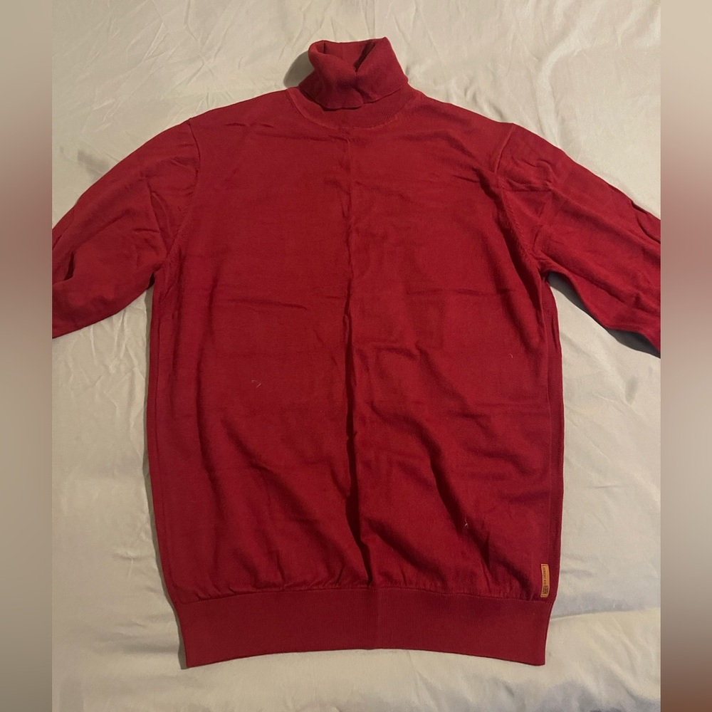 Ben Sherman Men's Rich Red Crewneck Sweater